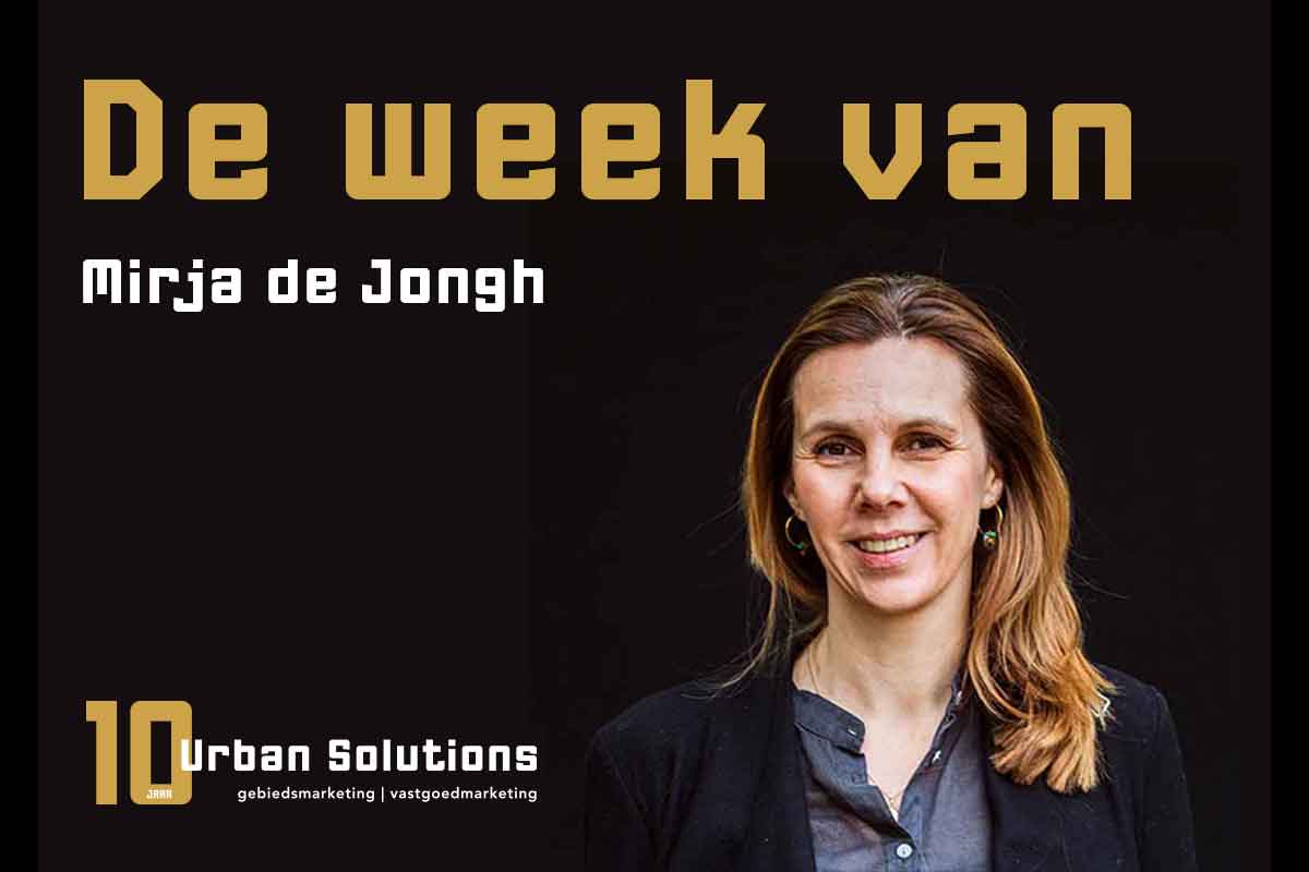 De week van Mirja de Jongh - Urban Solutions