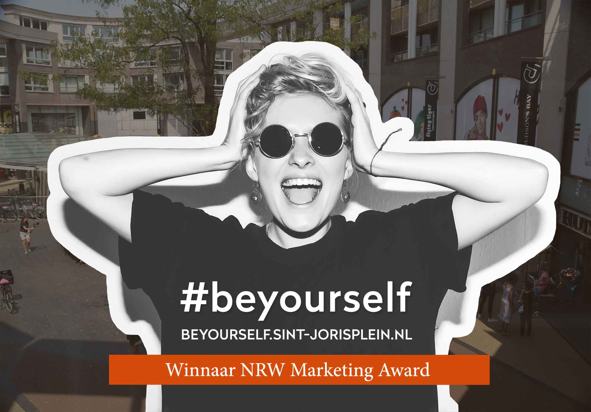 Beyourself I Winnaar NRW Marketing Award I Sint-jorisplein © Urban Solutions (strategie - concept)